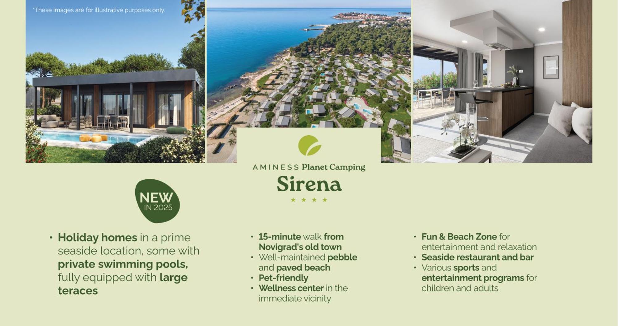 Aminess Planet Camping Holiday Homes Sirena Novigrad  Zewnętrze zdjęcie